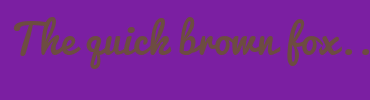 Image with Font Color 6D4C41 and Background Color 7B1FA2